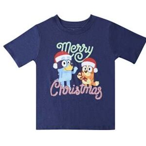 BLUEY MERRY CHRISTMAS TEE